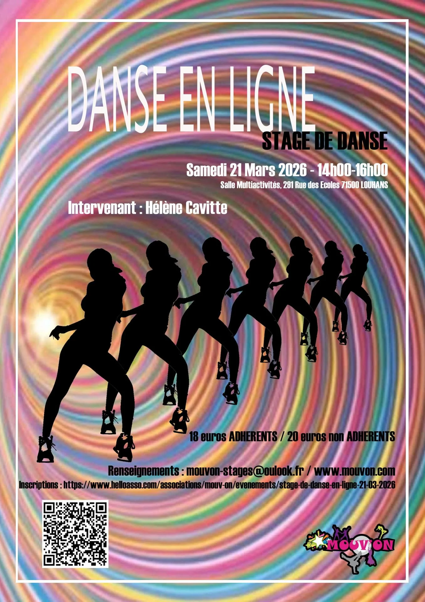 Stage de danse en ligne 21 03 2026 pdf